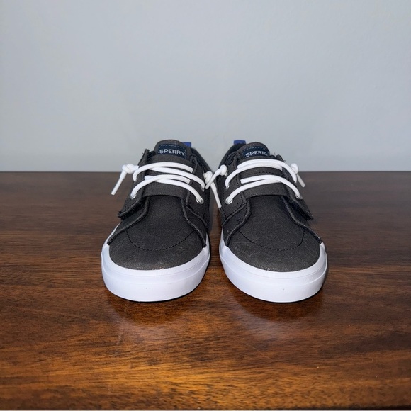 Sperry Top Sider Kids Girls Crest Vibe Junior Sneaker Black Sparkle Size 11 NWOB - Picture 3 of 7